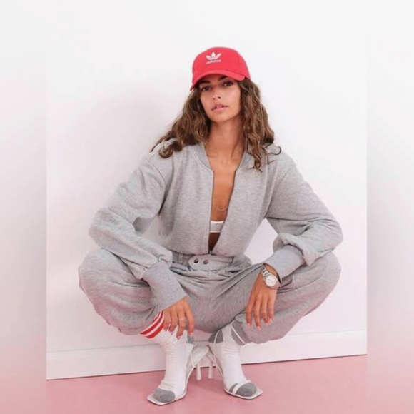 NWT For Love and Lemons Gray One Piece Jumpsuit MED - Picture 3 of 5